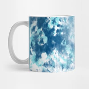 Blue and Navy Tie-Dye Mug